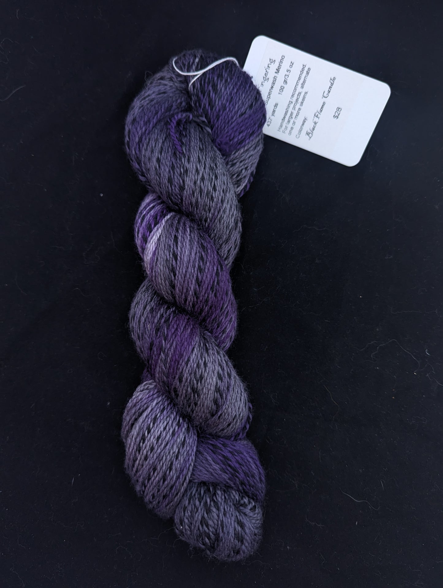 Black Flame Candle Quasar Fingering