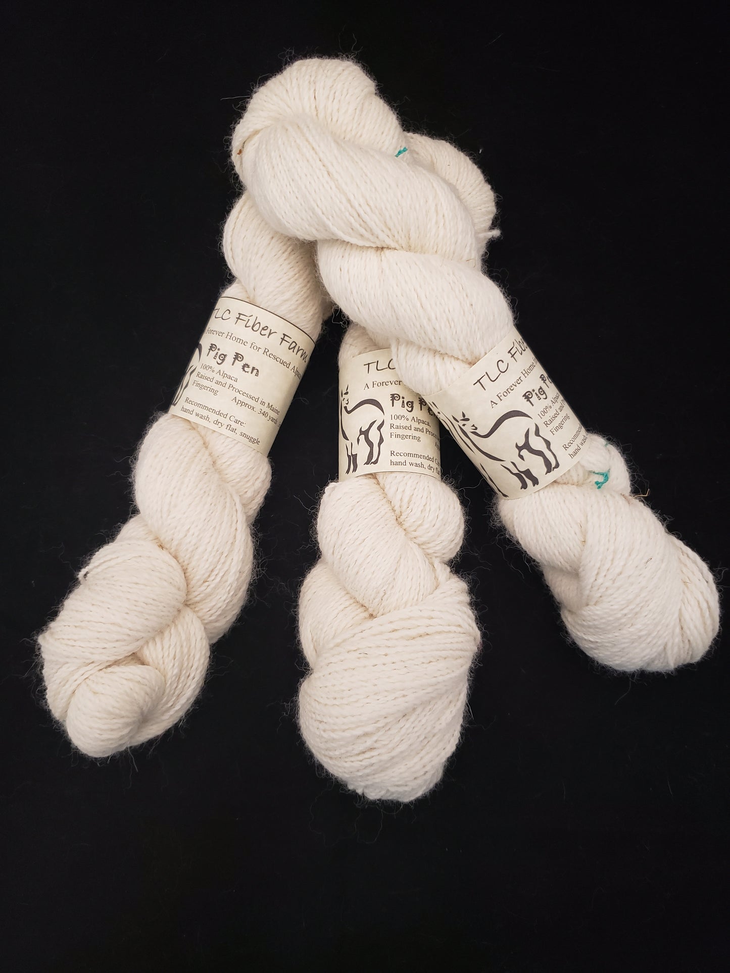 Pig Pen - Natural alpaca yarn