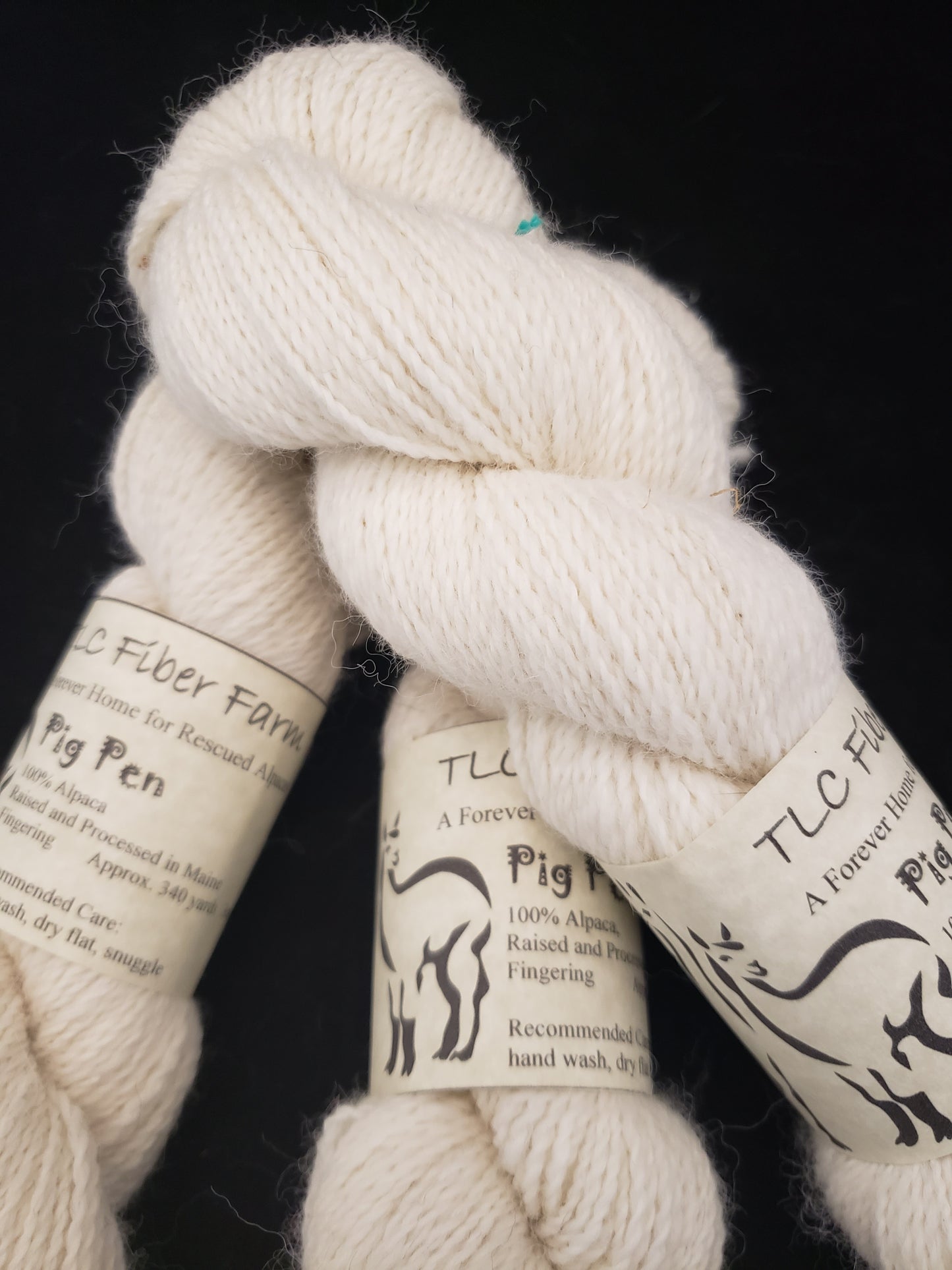 Pig Pen - Natural alpaca yarn