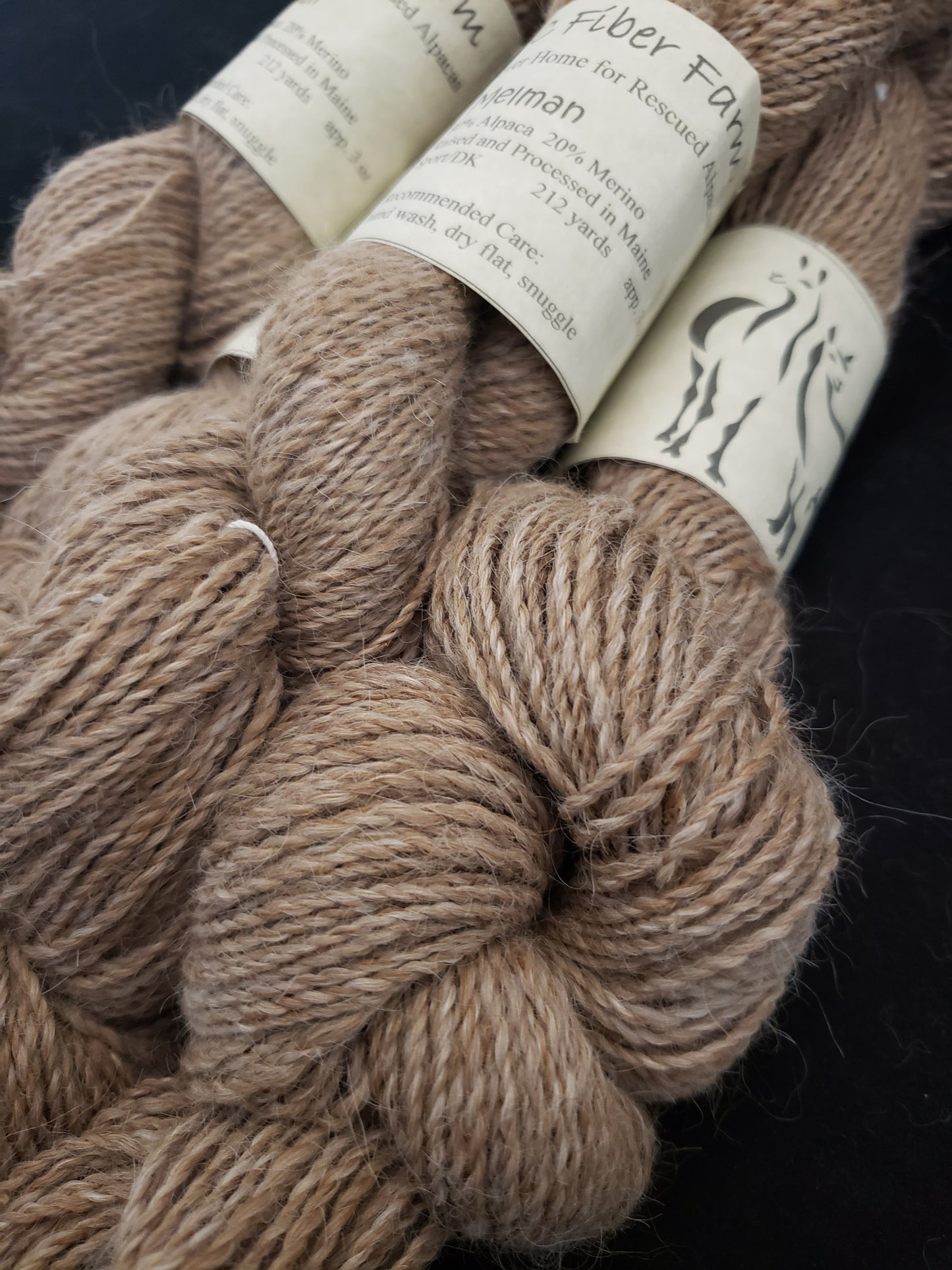 Melman - Natural alpaca yarn