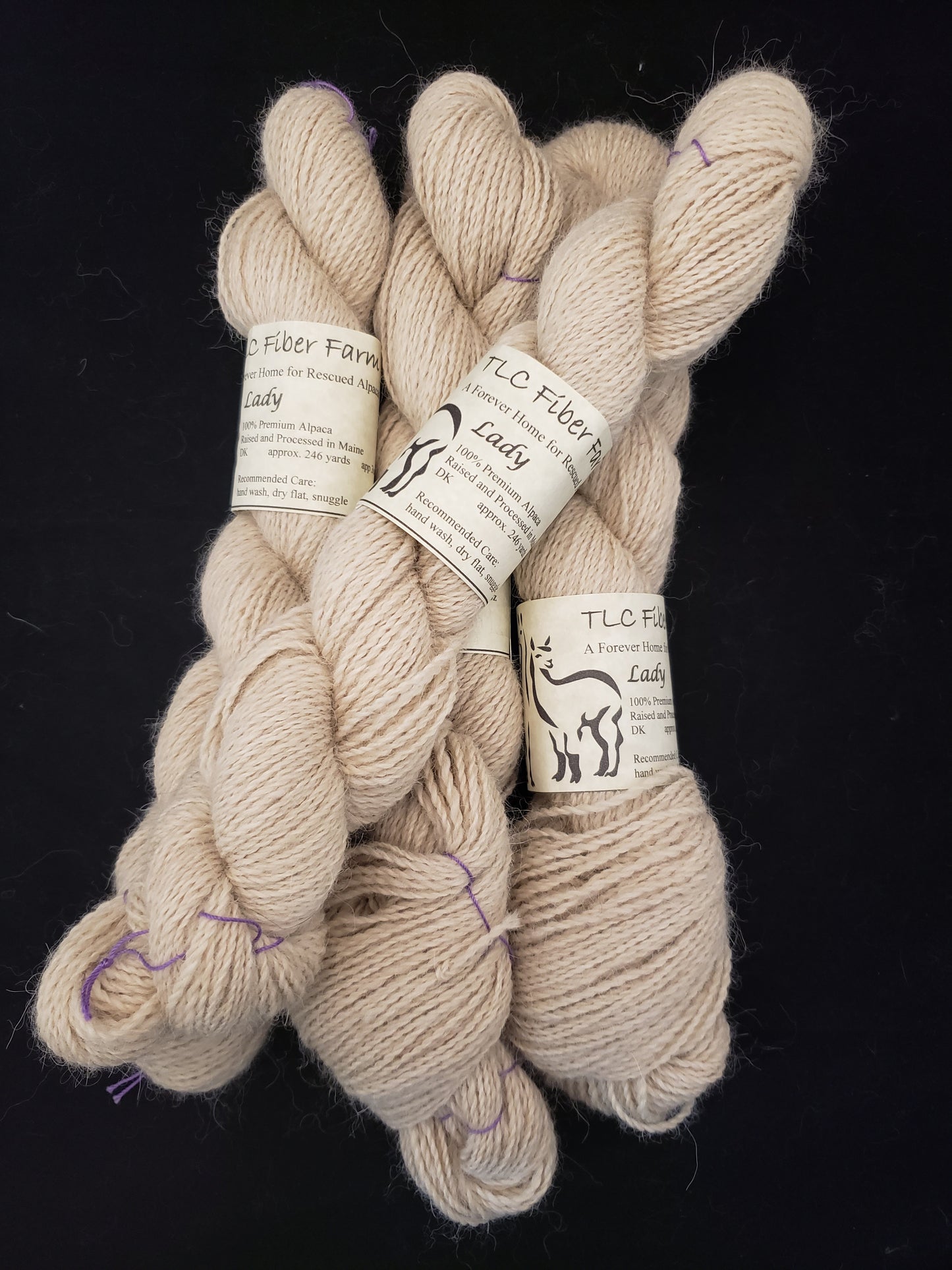 Lady - Natural alpaca yarn