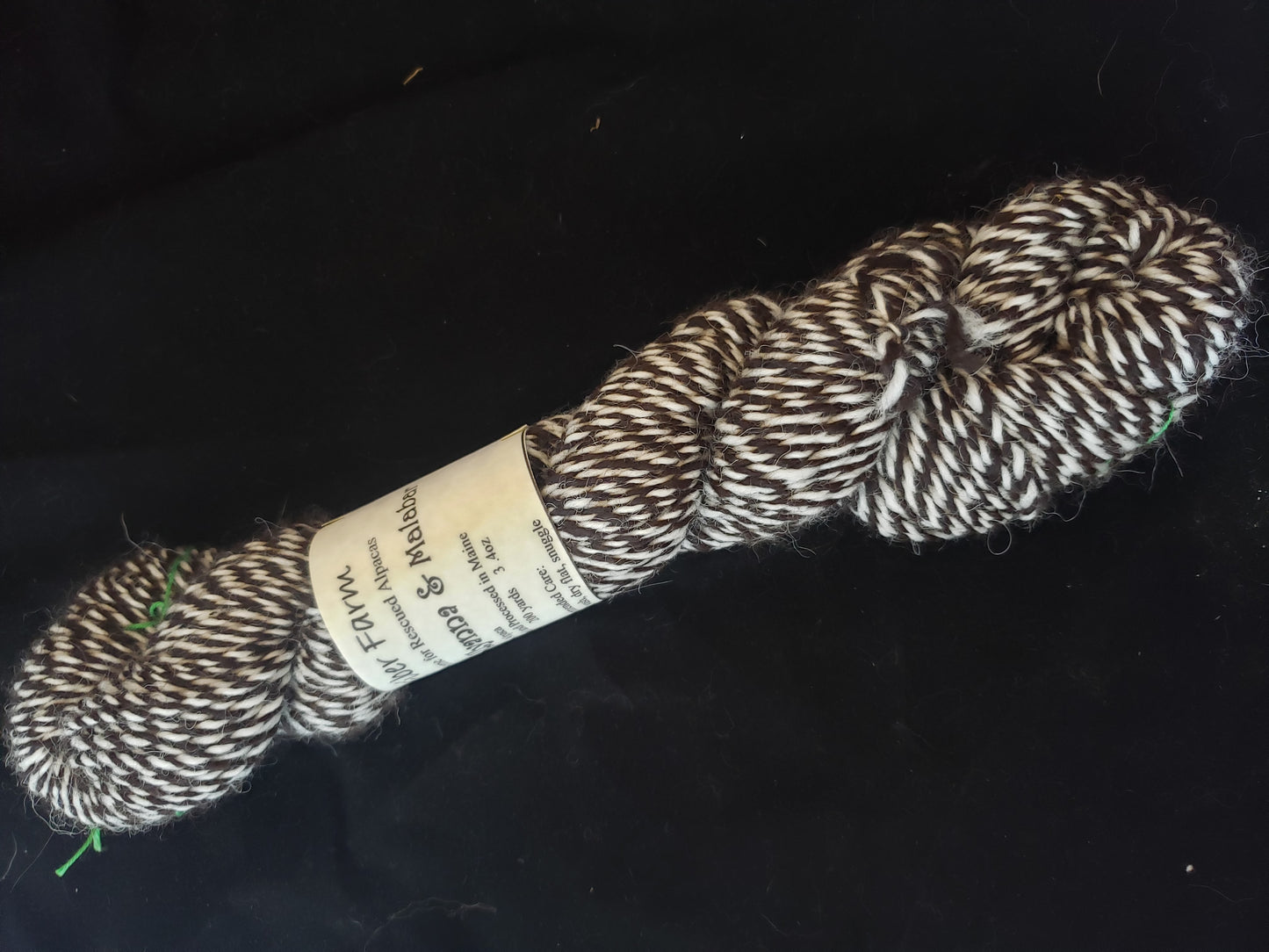 Pollyanna & Malabar - Bicolor Natural alpaca yarn