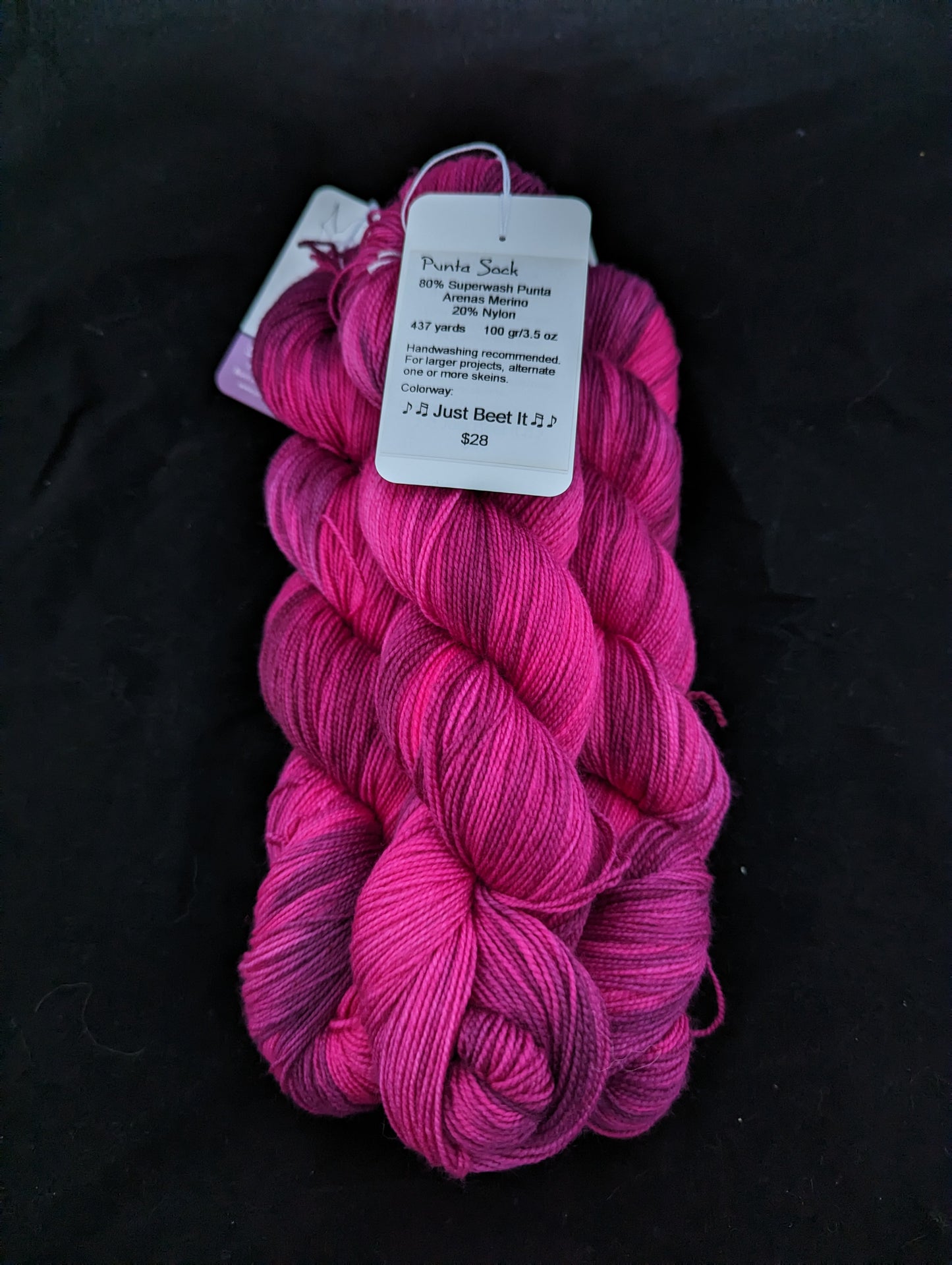 Just Beet It Punta Sock Yarn