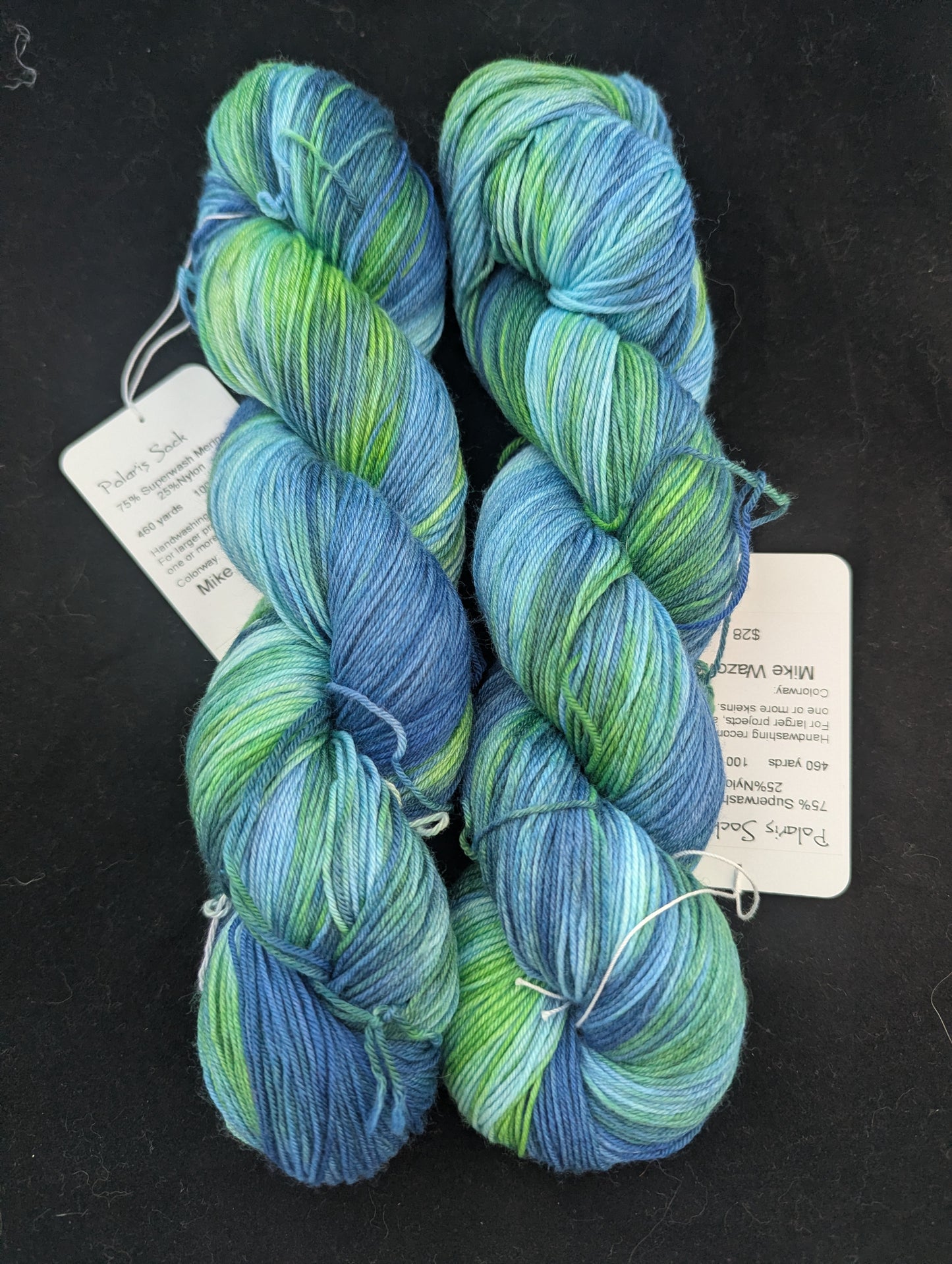 Mike Wazowski! Polaris Sock Yarn